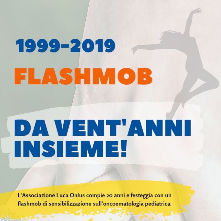Flash Mob "Da vent'anni insieme" dell'Ass. Luca Onlus